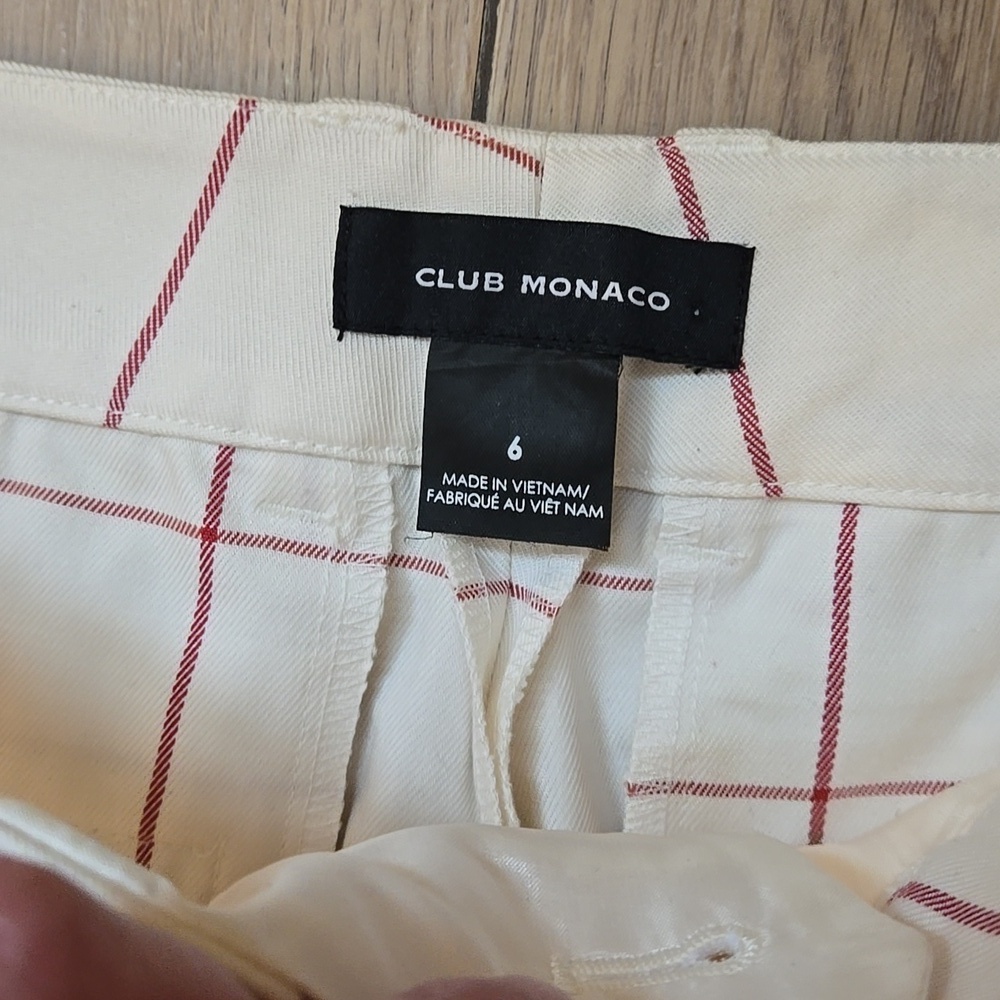 NWOT CLUB MONACO Patterned Matie Pants Size 6 - Picture 4 of 11